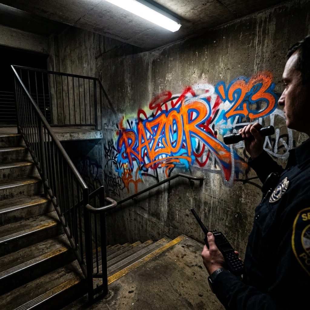 Graffiti — stairwell B